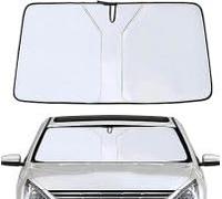RGHDEHD Pare Soleil Voiture Pare Brise Avant pour Fiat Panda II (169) 2003-2012, Visière Fenêtre Avant Bloque la Chaleur du Soleil et Les UV.
