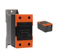 RGKYFUKL GSR2-1 Relais à état solide SSR DIN Rail monophasé avec dissipateur de chaleur 10 A-120 A Contrôle CC Contrôle CA Contrôle AC (DC to DC,GSR2-1-60A)