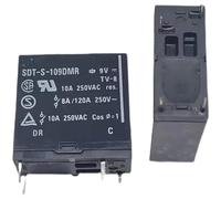 RGKYFUKL Relais SDT-S-109DMR, SDT-S-112DMR, SDT-S-124DMR, SDT-S-124DMR, 9 V, 12 V, 24 V, 10 A, 4 Broches, 10 pièces/lot(SDT-S-112DMR)