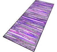 Rglxing Tapis de Cuisine Devant Evier Antidérapant Lavable 40X100CM Tapis de Passage Violet Rose Vert TapisCouloir Moquette Anti-Taches d'entrée intérieurs Paillasson pour Couloir Salon Chambre