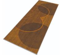 Rglxing Tapis de Cuisine Devant Evier Antidérapant Lavable 40X450CM Tapis de Passage Caramel TapisCouloir Moquette Anti-Taches d'entrée intérieurs Paillasson pour Couloir Salon Chambre
