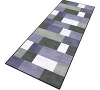 Rglxing Tapis de Cuisine Devant Evier Antidérapant Lavable 50X120CM Tapis de Passage Bleu-Violet Vert TapisCouloir Moquette Anti-Taches d'entrée intérieurs Paillasson pour Couloir Salon Chambre
