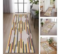 Rglxing Tapis de Cuisine Devant Evier Antidérapant Lavable 70X180CM Tapis de Passage Carré Long Tapis de Sol Tapis d'entrée intérieurs Paillasson pour Couloir Salon Chambre au Metre