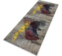 Rglxing Tapis de Cuisine Devant Evier Antidérapant Lavable 90X180CM Tapis de Passage Couleur Fauve Long Tapis de Sol Tapis d'entrée intérieurs Paillasson pour Couloir Salon Chambre au Metre