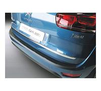 RGM Protection de seuil arrière (ABS) compatible avec Citroën C4 Picasso 2013- & C4 Spacetourer 2018- 'Ribbed' Noir