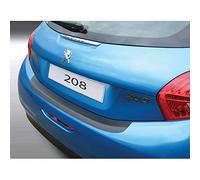 RGM Protection de seuil arrière (ABS) compatible avec Peugeot 208 3/5 portes 2012-2019 Noir