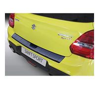 RGM Protection de seuil arrière (ABS) compatible avec Suzuki Swift Sport 4/2018- 'Ribbed' Noir