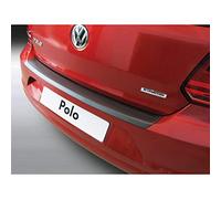 RGM Protection de seuil arrière (ABS) compatible avec Volkswagen Polo 6C 3/5 portes 2014-2017 Noir