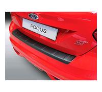 RGM Protection de seuil arrière (ABS) sur mesure | compatible avec Toyota Yaris 3/5 portes 9/2011-8/2014 'Ribbed' Noir