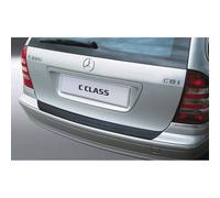 RGM Protection de seuil arrière (ABS) compatible avec Mercedes-Benz W203 Kombi 2001-2007 Noir