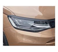 RGM Spoilers de phares compatible avec Volkswagen Caddy V 2020- (LED) (ABS), Noir