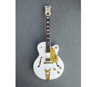 RGM650 John Frisciate Red Hot Chili Peppers White Falcon Guitare Miniature