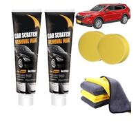 Efface Rayure Profonde Voiture, 2024 Nouveau Modèle Crème de réparation de Rayures de Voiture, Car Scratch Remover Kit 120ml par Bouteille, Efface Rayures Anti-Rayures Pâte Réparation (2 Pièce)