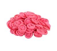 RGOEMHJ Gants de Protection du Bout des Doigts, Outil Nail Art antidérapant, Couvre-Doigts, Lits en Caoutchouc, 100/300 pièces Convient pour Le Collage(Pink-300PCS)