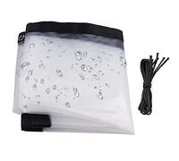 RGRE 2x10m Bâche De Protection Imperméable Transparente, Bâche Industrielle Bâche Transparente avec Oeillets, Bâche Étanche Et Indéchirable, pour Serre Jardin Pergola