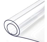 RGRE 40x60cm Nappe Transparente Épaisse Rectangulaire, Nappe De Protection Imperméable, Film De Protection Transparent en PVC, Nappe De Cuisine Étanche