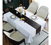 RGRE Nappe Imperméable De Table Rectangulaire 100x160cm, Nappe De Table Plastique Moderne, Nappe De Cuisine Anti-Taches, Toile Cirée Rectangulaire, Nappes Imperméables