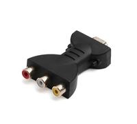 rgrfgQWDS Adaptateur convertisseur RCA AV vers HDMI 1080p AV2HDMI avec câble USB