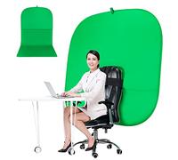RGTBANWPN Chaise à écran Vert, écran Vert Portable de 150 cm, arrière Portable, écran Vert de 1,4 m, Touche Chroma Verte pour vidéo, appels de Zoom sur écran Vert de Chaise