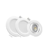 RGTTF11HF 1-10 pièces Led monté en Surface Spot Downlight CCT 3000/4000/6500K Anti-éblouissement plafonnier projecteurs pliables(10w,3pcs)