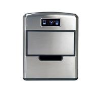 R.G.V. Machine à glaçons Mojito Ice FG12D – 150 W, 12 kg/24 h, portable, inox, noir