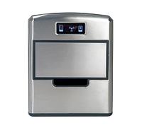 R.G.V. Machine à glaçons Mojito Ice FG12D – 150 W, 12 kg/24 h, portable, inox, noir