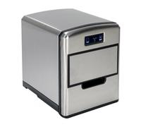 R.G.V. Machine à glaçons Mojito Ice FG12D – 150 W, 12 kg/24 h, portable, inox, noir