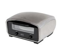 RGV Vulcano Forno Pizza Elettrico Nero Acciaio 450°C con Piatto Girevole