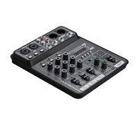 RGYBAO 4 canaux USB Sound Mixer Écran d'affichage numérique multifonction pour microphones, instruments et autres sources d'équipement professionnel