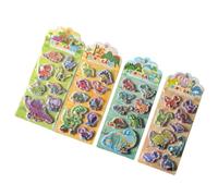 RGYBAO Autocollant dinosaure en relief amovible rempli d'eau pour ordinateur portable, journal, chambre, décoration murale ou fenêtre