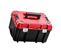 RGYBAO Boîte à outils robuste pour électricien avec double couche d'espace de rangement et structure renforcée pour outils professionnels