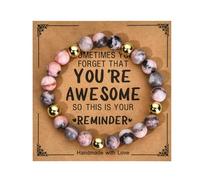 RGYBAO Bracelet élégant hypoallergénique à boucle unique avec carte de message incluse, bracelet élégant, idéal pour les peaux sensibles, accessoire de bijoux modernes avec carte de vœux, One Size