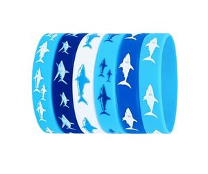 RGYBAO Bracelets en silicone motif méduse et tortue - Extensible et imperméable - Pour la plongée avec tuba et le surf - Pour hommes, femmes, enfants - Thème mer