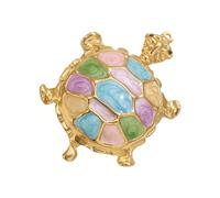 RGYBAO Breloque tortue de mer pour collier artisanat en acier inoxydable pendentif tortue animal breloque bijoux accessoire, 3.5x5.7cm, Acier inoxydable, Pas de gemme
