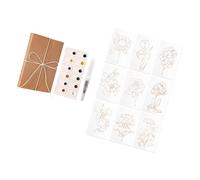 RGYBAO Carnet de croquis pliable avec 12 peintures aquarelles pour un voyage facile et une expression créative des étudiants