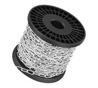 RGYBAO Chaîne en acier galvanisé pratique de 100 cm - Rouleau argenté pour suspendre des mangeoires à oiseaux, des lumières suspendues, des œuvres d'art et des pots de fleurs