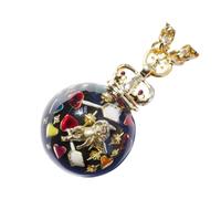 RGYBAO Collier avec pendentif vintage en résine réglable pour femme, 45+5cm, Chaîne en alliage, pendentif en résine, Pas de gemme