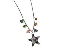RGYBAO Collier vintage avec pendentif étoile de mer longue chaîne élégante pour femme