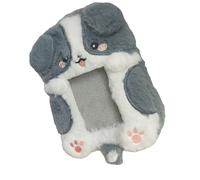 RGYBAO Étui à cartes photo avec chaîne pour femme et fille - Porte-clés pour sac à dos, Voir image, 15 cm, Éleveur de frontière