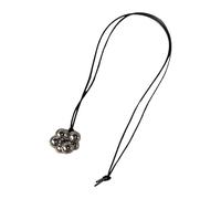 RGYBAO Long collier minimaliste d'inspiration coréenne en cordon noir pour femme, accessoire tendance à superposer au quotidien, tenue décontractée, Rope length: 96cm, Pendant Size: 2.4x3.2cm, Résine