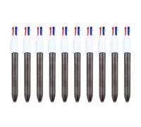 RGYBAO Lot de 10 stylos à bille multicolores rétractables 4 en 1 pour l'apprentissage scolaire et l'efficacité du travail