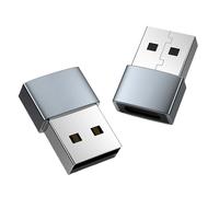 RGYBAO Lot de 2 adaptateurs USB 2.0 mâle vers type C femelle vers USB mâle pour transfert de données haute vitesse