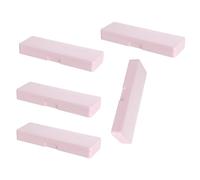 RGYBAO Lot de 5 trousses à crayons pratiques - Petite boîte de rangement - Fournitures scolaires pour artistes et étudiants, Lot de lumière, 19.5x6.5x2.5cm, Conforme à l'image