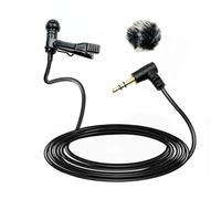 RGYBAO Microphone cravate omnidirectionnel professionnel avec prises 3,5 mm pour créateurs de contenu et vloggers