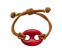 RGYBAO Nez de cochon tendance en résine avec ajustement personnalisable, bracelet extensible tendance, accessoire idéal pour les cadeaux Bracelet en résine colorée, One Size, Comme décrit
