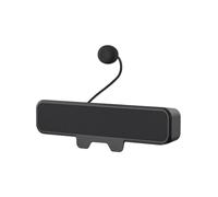 RGYBAO Plug Play Haut-parleurs USB pour ordinateur - Petites pinces - Amovibles - Réductions de micro - Haut-parleurs pour le travail en n ligne - Clip de bureau pour
