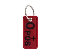 RGYBAO Porte-clés brodé type sanguin - Accessoire tendance pour sacs et sacs à dos - Fait à la main - Décoration de tudiant, Comme sur les photos., 6.5x3.1cm