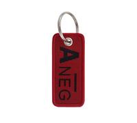 RGYBAO Porte-clés brodé type sanguin - Accessoire tendance pour sacs et sacs à dos - Fait à la main - Décoration de tudiant, Comme sur les photos., 6.5x3.1cm