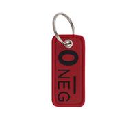 RGYBAO Porte-clés brodé type sanguin - Accessoire tendance pour sacs et sacs à dos - Fait à la main - Décoration de clé d'étudiant, Comme sur les photos., 6.5x3.1cm
