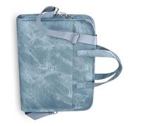 RGYBAO Sac à bandoulière décontracté pour ordinateur portable de 14" - Construction résistante à l'eau - Plusieurs poches organisationnelles - Sangles amovibles - Pour le bureau, l'université, les